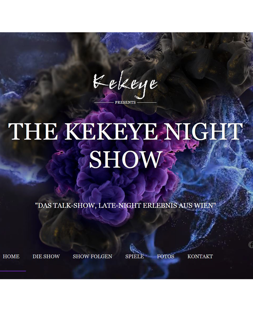 Firmenpräsentation, The Kekeye Night Show, Talk Show, Late Night, Night Show, Show, Präsentation, Video, Unternehmen, Talente, Kreativität, Marketing, Video Präsentation, YouTube, Kekeye, Kekeye Design, Wien, Österreich