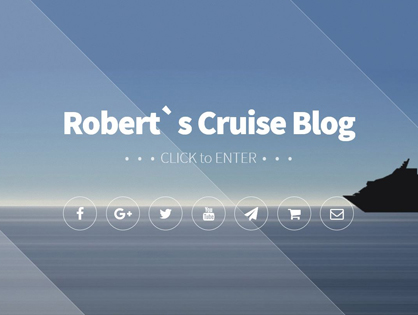 Kekeye Web Design, Landing Page for Robert`s Cruise Blog, Cruises, Cruise, Cruise Ship, Cruise Blog, Blog, Landing page, Web Design, Kekeye Design, Kekeye, Website, Homepage, Web Design, Graphic Design, Graphic, Vienna, Austria