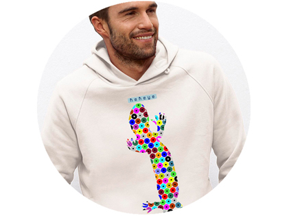 Hoody, Kaputzenpulli, Eidechse, Echse, Kekeye, Dots Design, Dots, Design, Pulli, Werbeartikel, Werbung, Mode, Modedesign, Marketing, Werbung auf Pulli, Textilprodukte, Kekeye Design, Wien, Österreich