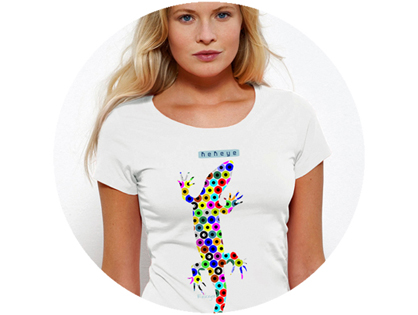 Damen T-Shirt, T-shirt, Tshirt, T-Shirt, Eidechse, Echse, Kekeye, Dots, Dots Design, Mode, Mode Design, Werbeartikel, Werbung, Marketing, Modedesign, Mode, Tshirt, Werbeshirt, Werbung auf T-shirt, Textilprodukte, Kekeye Design, Wien, Österreich