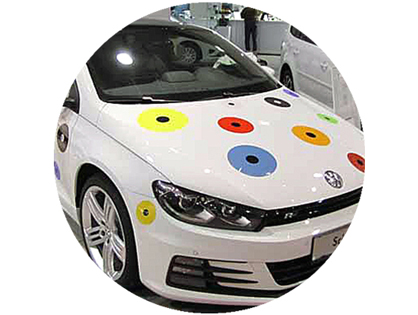 Auto, Volkswagen Scirocco, Volkswagen, Kekeye, Dots, Dots Design, Design, Klebefolien, Grafik, Grafikdesign, Kekeye Design, Wien, Österreich, Werbung, Marketing