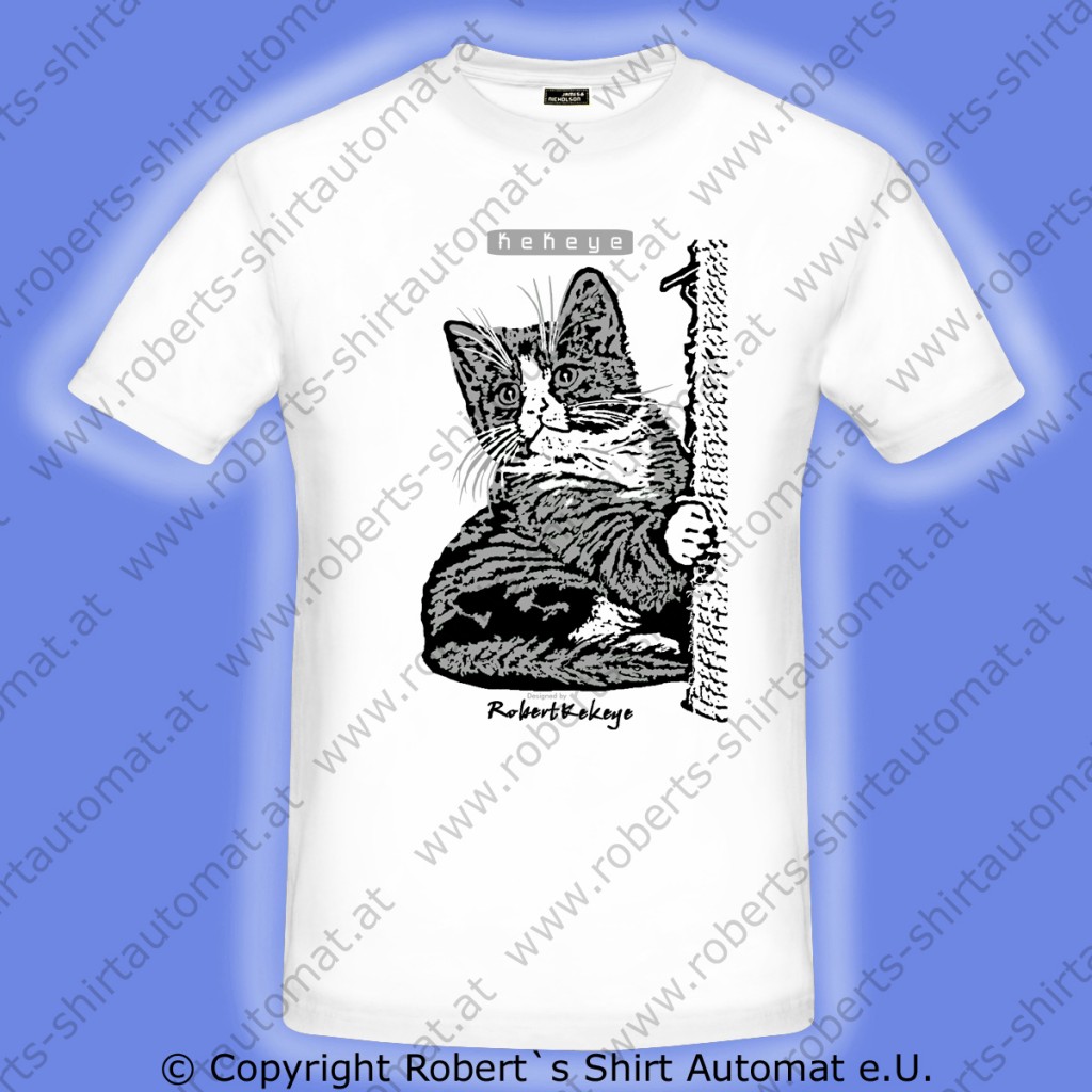 Katze-Tshirt-Akima-Design-Kekeye