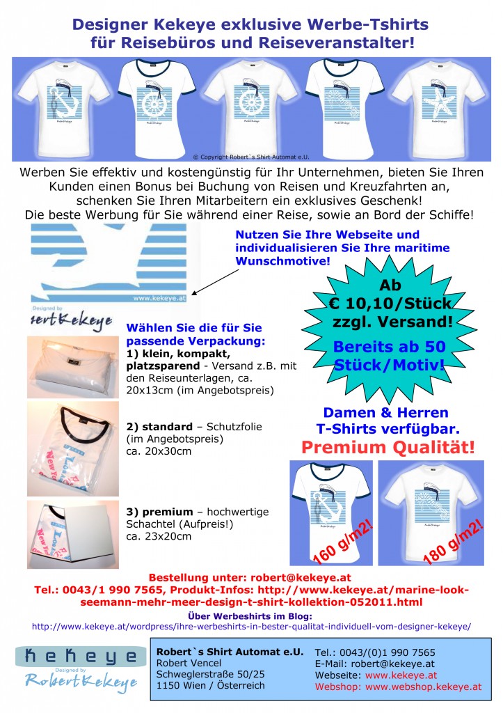Marine-Kekeye-Tshirts-Kreuzfahrten Marine-Kekeye-Tshirts-Kreuzfahrten