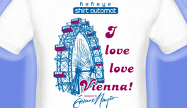 Wien Vienna Design T-Shirt Kollektion mit den 4 schönsten Sehenswürdigkeiten Wiens; Stephansdom T-Shirt, Schönbrunn T-Shirt, Riesenrad T-Shirt, Belvedere T-Shirt, designed by E.Mayer