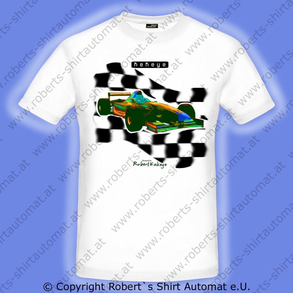 Rennwagen, Rennauto Speed Tshirt Unisex Kekeye Design