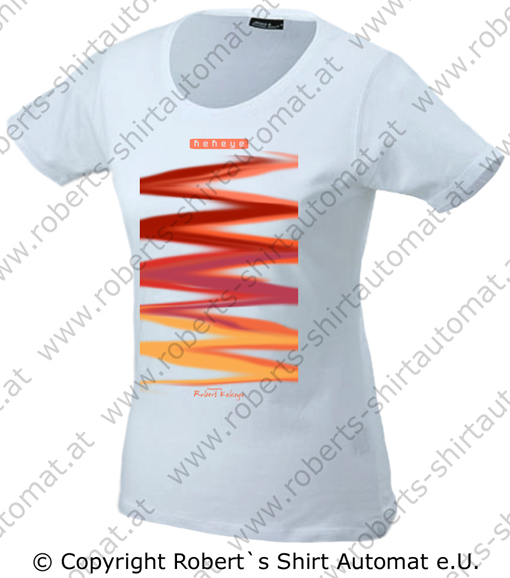 Color Your Life, Design 2, Damen T-Shirt / Foto © Robert`s Shirt Automat e.U. Color Your Life, Design 2, Damen T-Shirt / Foto © Robert`s Shirt Automat e.U.