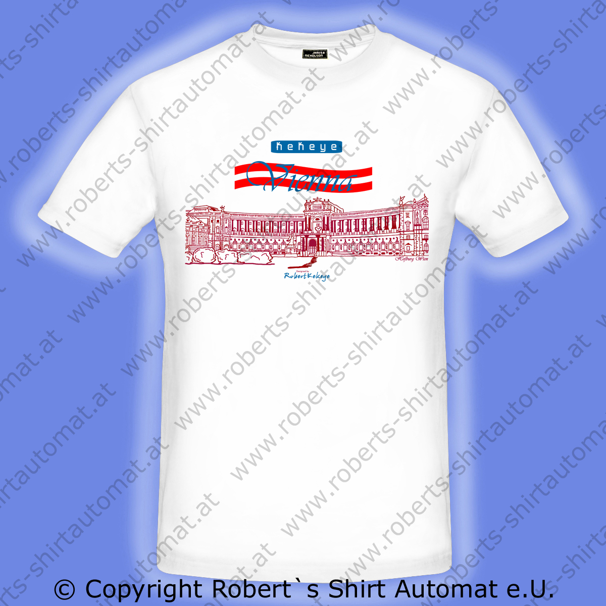 Hofburg Wien T-Shirt, mit Austria Flagge! Neu in der ...