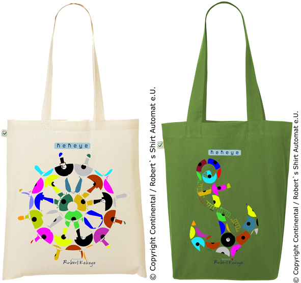 Tragetasche, Einkaufstasche in Maritime Kekeye Design / Photo © Kekeye Design