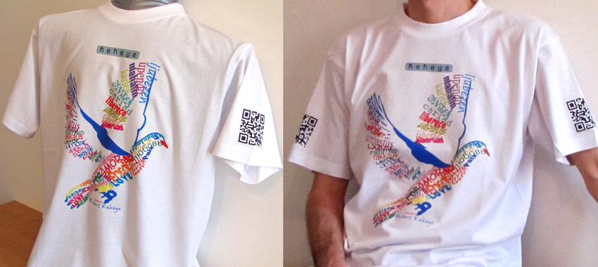 T-Shirt Foto-Shooting Friedenstaube, Kekeye Design / Foto © Robert`s Shirt Automat e.U. T-Shirt Foto-Shooting Friedenstaube, Kekeye Design / Foto © Robert`s Shirt Automat e.U.
