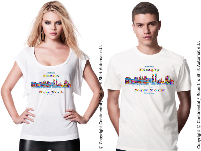 New York City Skyline, Catwalk Model, Kekeye Dots Design / Foto © Kekeye Design e.U.