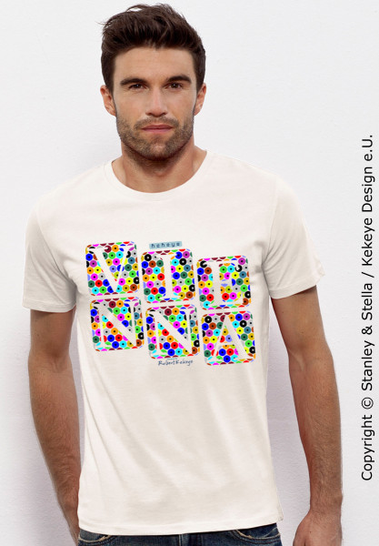 Vienna, Wien T-Shirts in Kekeye Dots Design, Wuerfel / Foto © Kekeye Design e.U.