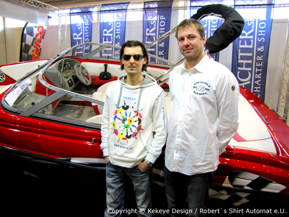 Kekeye Design at Austrian Boatshow Tulln / Photo Kekeye Design / Robert`s Shirt Automat e.U. Kekeye Design at Austrian Boatshow Tulln / Photo Kekeye Design / Robert`s Shirt Automat e.U.