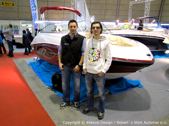 Kekeye Design at Austrian Boatshow Tulln / Photo Kekeye Design / Robert`s Shirt Automat e.U. Kekeye Design at Austrian Boatshow Tulln / Photo Kekeye Design / Robert`s Shirt Automat e.U.