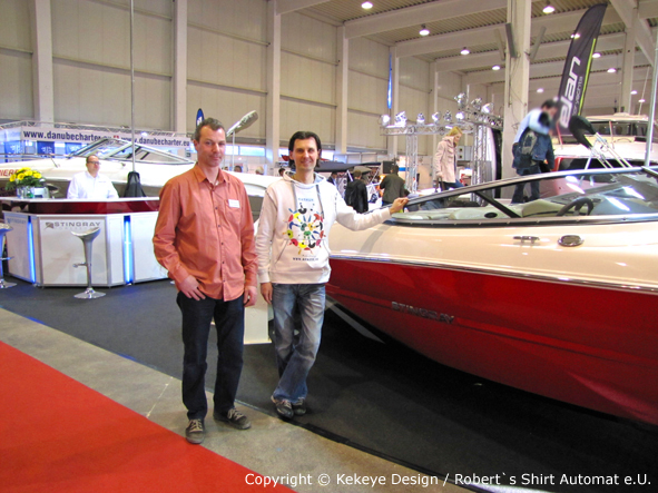 Kekeye Design at Austrian Boatshow Tulln / Photo Kekeye Design / Robert`s Shirt Automat e.U. Kekeye Design at Austrian Boatshow Tulln / Photo Kekeye Design / Robert`s Shirt Automat e.U.