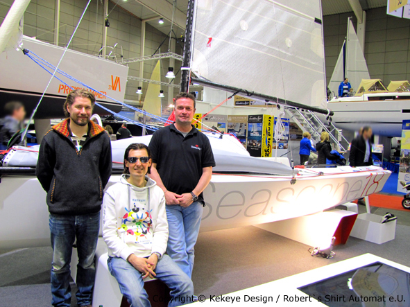 Kekeye Design at Austrian Boatshow Tulln / Photo Kekeye Design / Robert`s Shirt Automat e.U. Kekeye Design at Austrian Boatshow Tulln / Photo Kekeye Design / Robert`s Shirt Automat e.U.