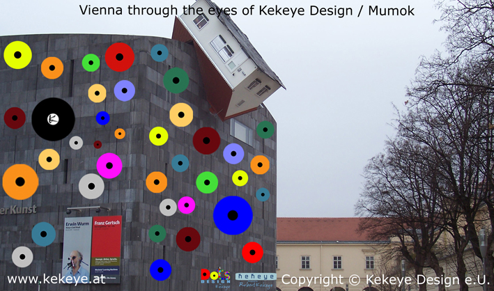 Mumok Wien, Vienna in Dots Design / Photo © Kekeye Design e.U.