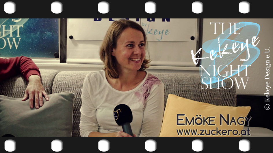 THE KEKEYE NIGHT SHOW – Sendung 2 – Zuckero Konditorei Wien, Oktober 2017 / Photo © Kekeye Design